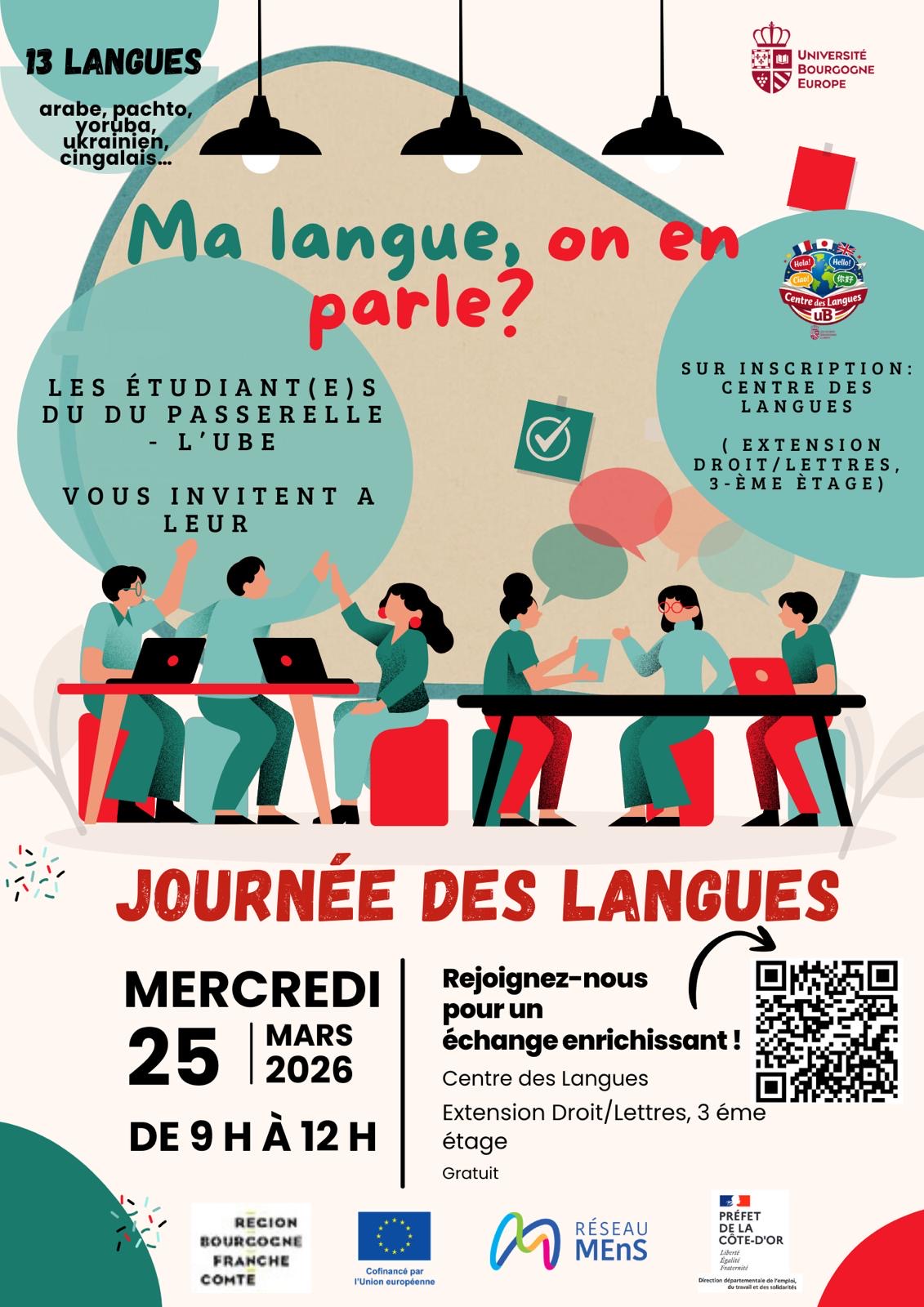 affiche Ma langue on en parle 